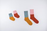 Dětské zateplené ponožky Bloky