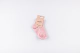 Dětské vroubkované kotníkové ponožky Růžové