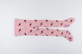 Dětské růžové bavlněné punčochy Bonbóny