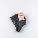 Dětské antracitové zateplené ponožky Terrazzo