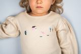 Dívčí smetanové tričko z BIO bavlny Severské pobřeží