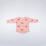 Dětské růžové vroubkované tričko Bonbón