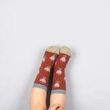 Dětské cihlové ponožky Květy