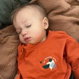 Dětské oranžové tričko s dlouhým rukávem 